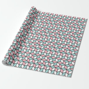 Abstract Seamless 3d Pattern. Isometric backgroun Wrapping Paper