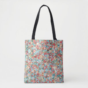 Abstract seamless background consisting of pastel tote bag