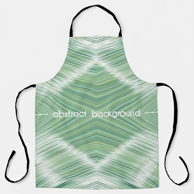 Abstract seamless background. Many wavy lines crea Apron (Front)