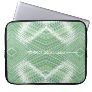 Abstract seamless background. Many wavy lines crea Laptop Sleeve