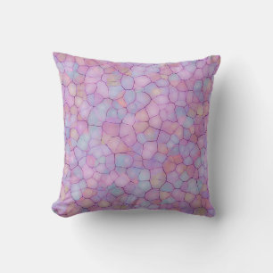Abstract seamless background of colourful spots li cushion
