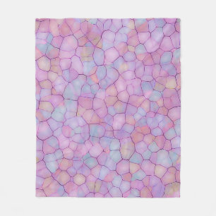 Abstract seamless background of colourful spots li fleece blanket