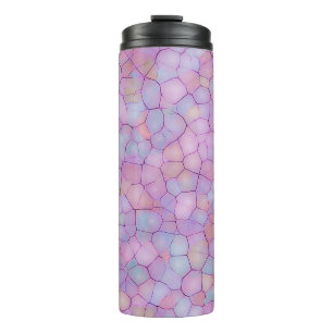 Abstract seamless background of colourful spots li thermal tumbler