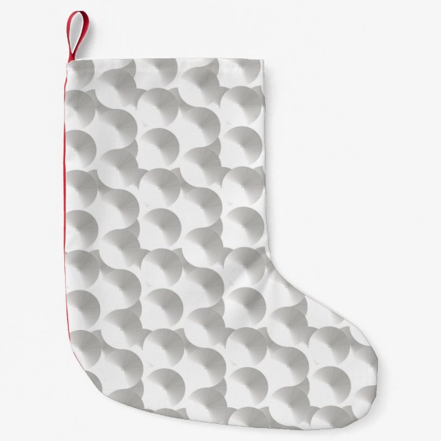 Abstract seamless circle 3d slide background.abstr small christmas stocking (Front)