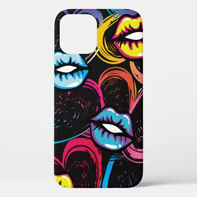 Abstract seamless fashion pattern. beauty style wa Case-Mate iPhone case (Back)