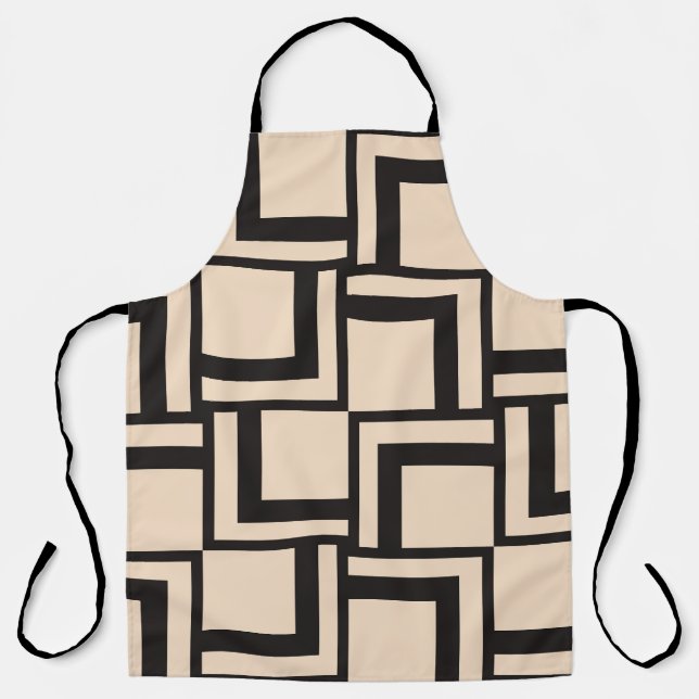 Abstract seamless geometric pattern apron (Front)