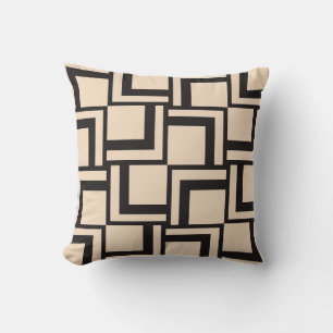 Abstract seamless geometric pattern cushion
