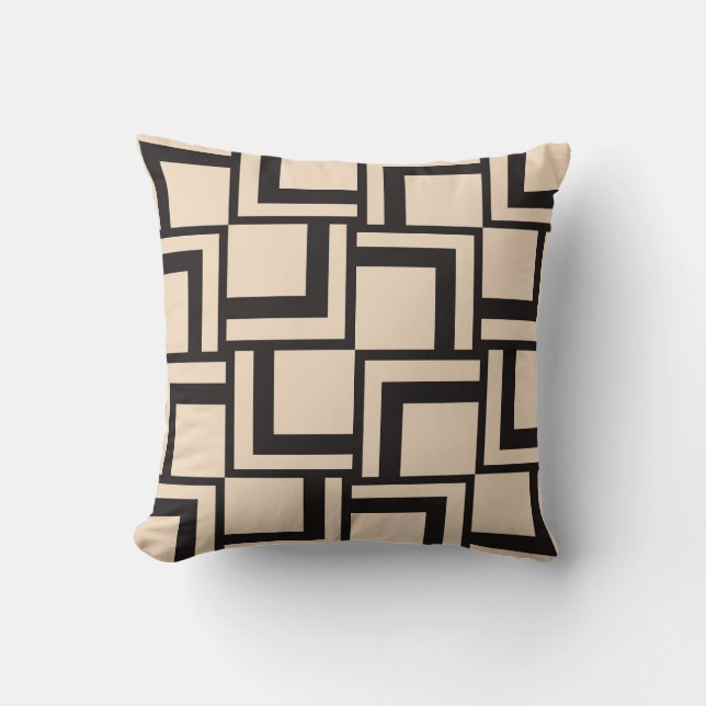 Abstract seamless geometric pattern cushion (Front)