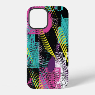 Abstract seamless, girls boys fashion, colourful. iPhone 12 case