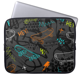 Abstract seamless grunge pattern. Urban style mode Laptop Sleeve
