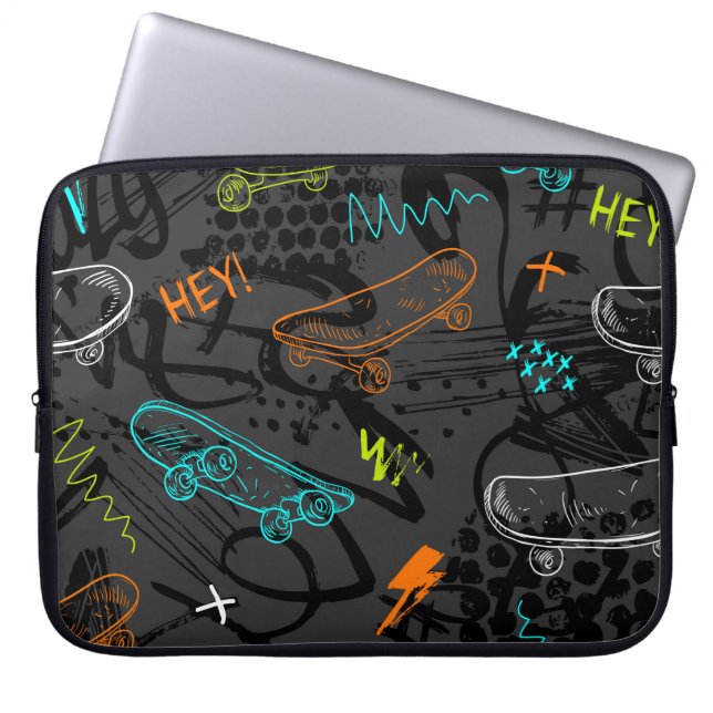 Abstract seamless grunge pattern. Urban style mode Laptop Sleeve (Front)