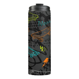 Abstract seamless grunge pattern. Urban style mode Thermal Tumbler
