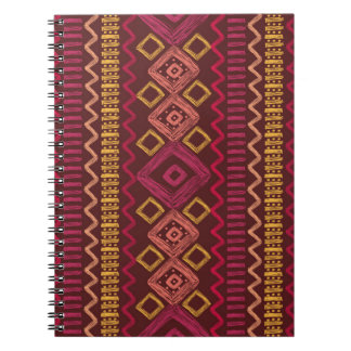 Abstract seamless hand drawn ethnic pattern. notebook