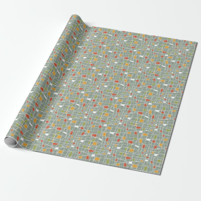 Abstract Seamless: Modern Pattern Design. Wrapping Paper (Unrolled)