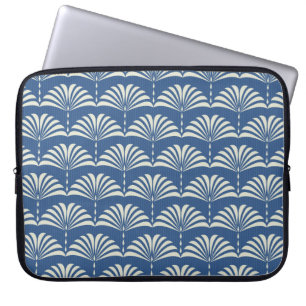 Abstract seamless oriental floral pattern Art deco Laptop Sleeve