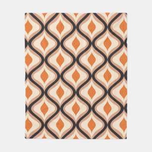 abstract seamless ornament pattern Vintage illustr Fleece Blanket