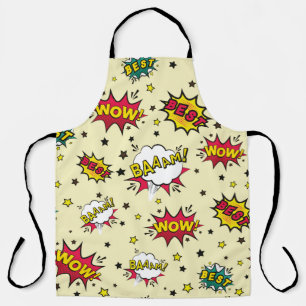Abstract seamless patch pattern, vintage patch bac apron
