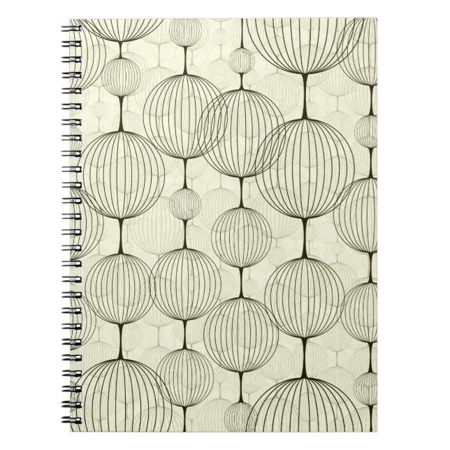 Abstract seamless pattern, background. Seamless pa Notebook (Front)