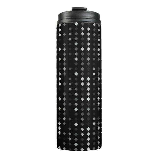 Abstract seamless pattern background with multicol thermal tumbler (Front)