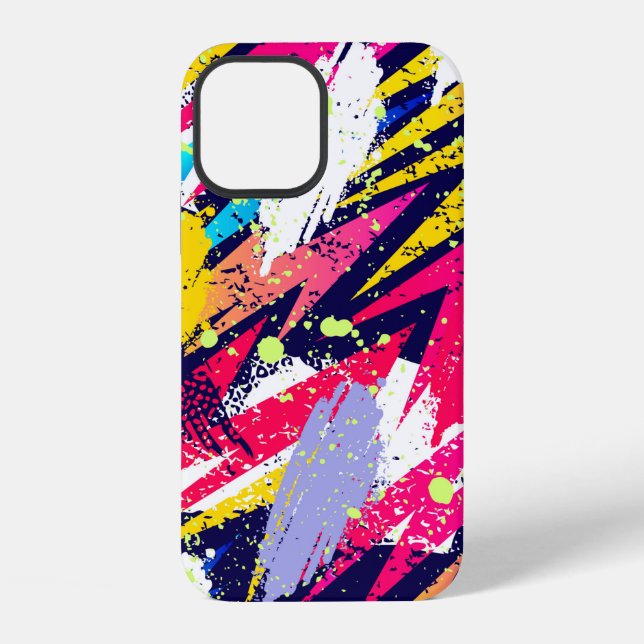 Abstract seamless pattern. Creative background wit iPhone Case (Back)