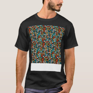Abstract Seamless Pattern Geometric Lines Shapes G T-Shirt