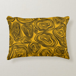 Abstract seamless pattern. graphic illustration. O Decorative Cushion