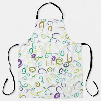 Abstract seamless pattern handmadeabstract, art, b apron