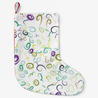 Abstract seamless pattern handmadeabstract, art, b small christmas stocking