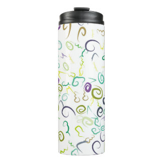 Abstract seamless pattern handmadeabstract, art, b thermal tumbler