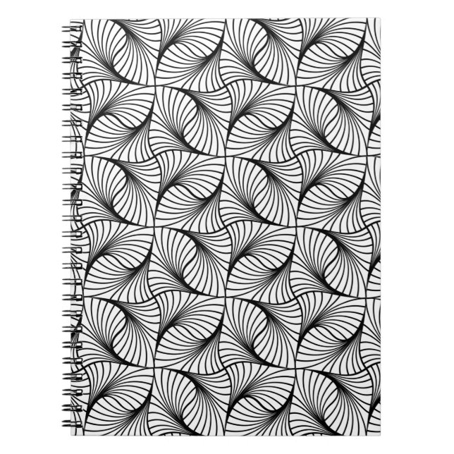 Abstract seamless pattern notebook (Front)
