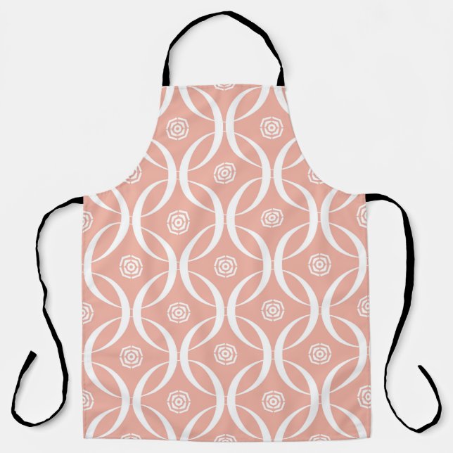 Abstract seamless pattern of Wax flower pink colou Apron (Front)