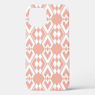Abstract seamless pattern of Wax flower pink colou iPhone 12 Case