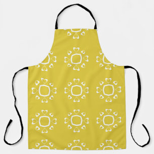 Abstract seamless pattern of yellow colour backgro apron
