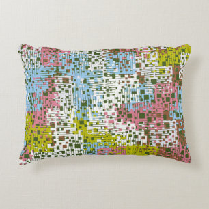 Abstract seamless pattern. Paints of the spring la Decorative Cushion
