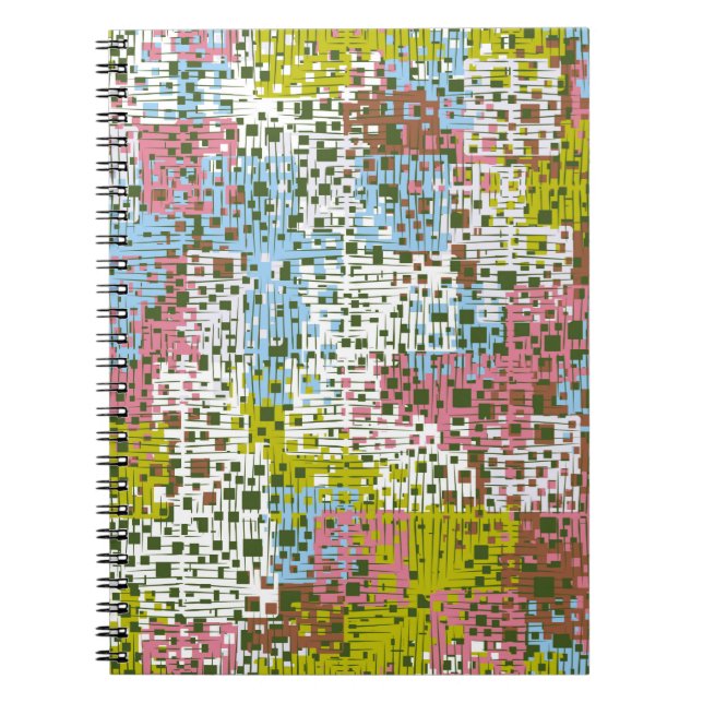 Abstract seamless pattern. Paints of the spring la Notebook (Front)