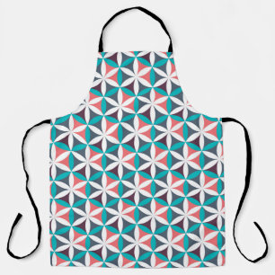 Abstract seamless pattern. Sacred flowers. Stylise Apron