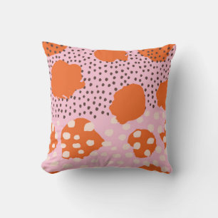 Abstract seamless pattern with Brush Strokes. Beau Cushion