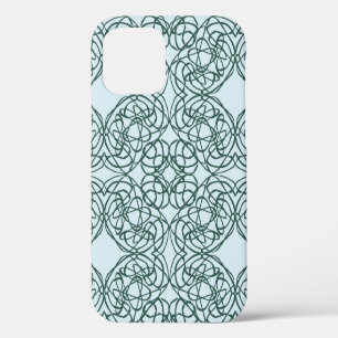 Abstract seamless pattern with city elements fraye iPhone 12 case