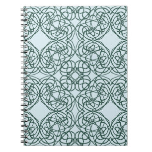 Abstract seamless pattern with city elements fraye notebook