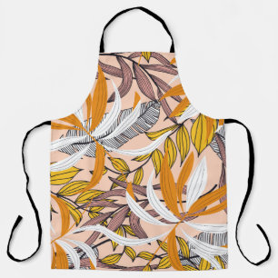 Abstract seamless pattern with colourful tropical apron