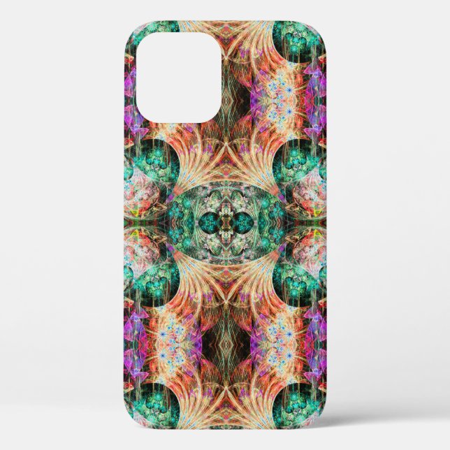 Abstract seamless pattern with flowers and decorat Case-Mate iPhone case (Back)