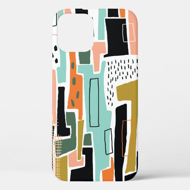 Abstract seamless pattern with geometric design Case-Mate iPhone case (Back)