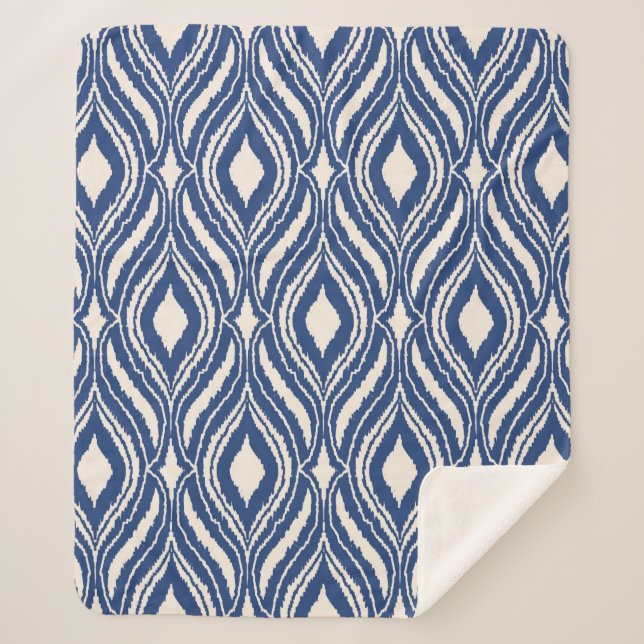Abstract seamless pattern with Scribble effect. Mo Sherpa Blanket (Front)