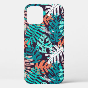 Abstract seamless tropical leaves pattern. Creativ iPhone 12 Case