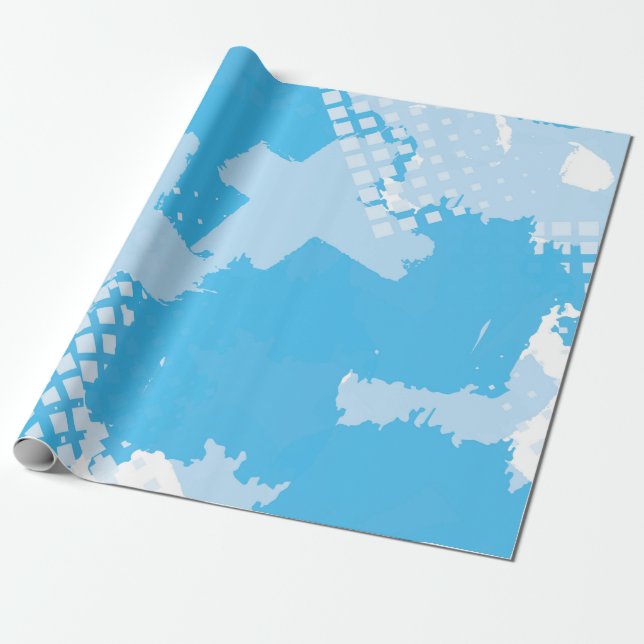 Abstract seamless vintage pattern. Repetitive colo Wrapping Paper (Unrolled)