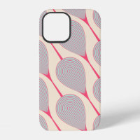 abstract seamless with stylised flower buds patter