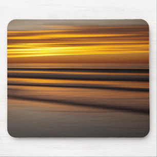 Abstract seascape at sunset, CA Mouse Pad