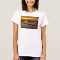Abstract seascape at sunset, CA