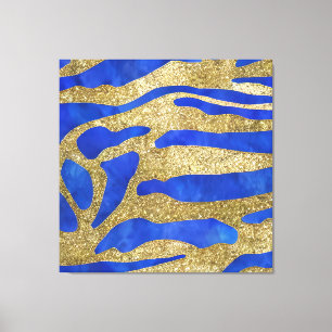 Abstract Seascape Fractured Waves 04 Canvas Print