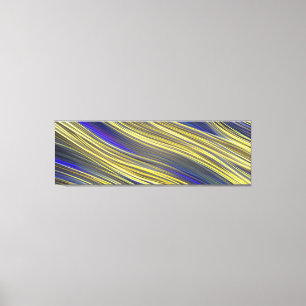 Abstract Seascape Fractured Waves 06 Canvas Print